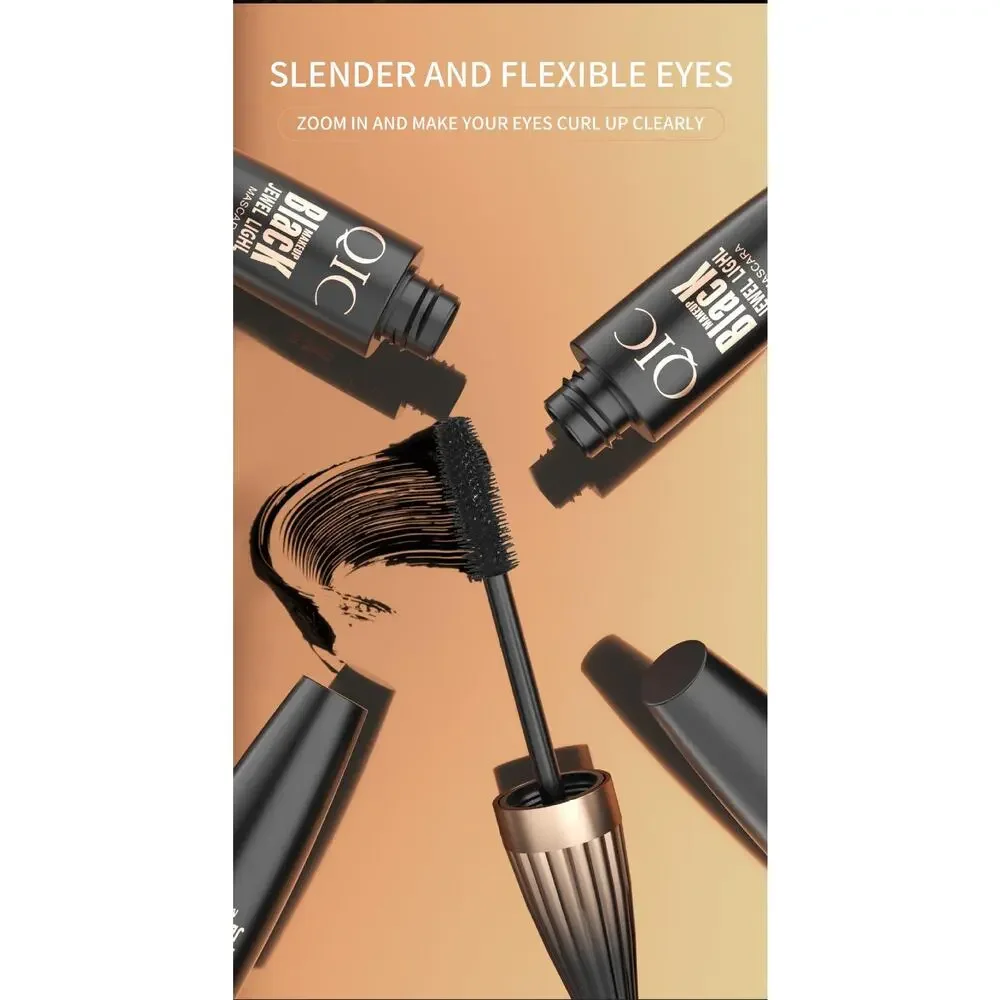 4 Pack QIC voluminous mascara provides length density curl no smudge waterproof